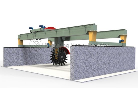 Large Wheel Compost Turner